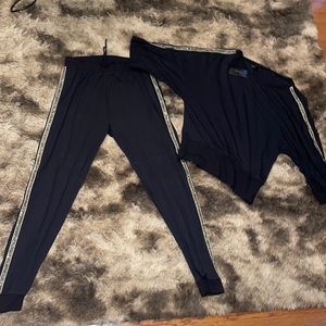 Women’s Thalia sodi jogger set with sparkles size (m) nwt